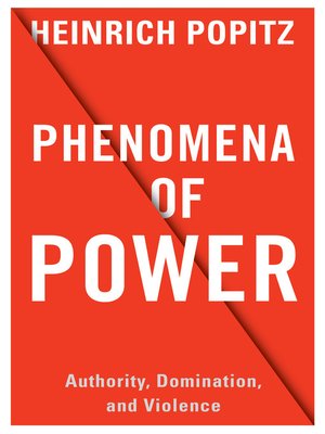 cover image of Phenomena of Power